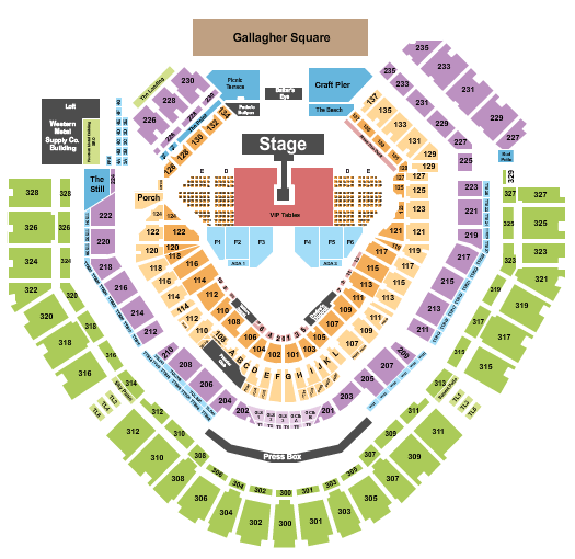Petco Park Pink Seating Chart